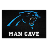 Carolina Panthers Man Cave Starter Mat Accent Rug - 19in. x 30in.