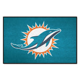 Miami Dolphins Man Cave All-Star Rug - 34 in. x 42.5 in.
