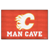 Calgary Flames Man Cave Ulti-Mat Rug - 5ft. x 8ft.