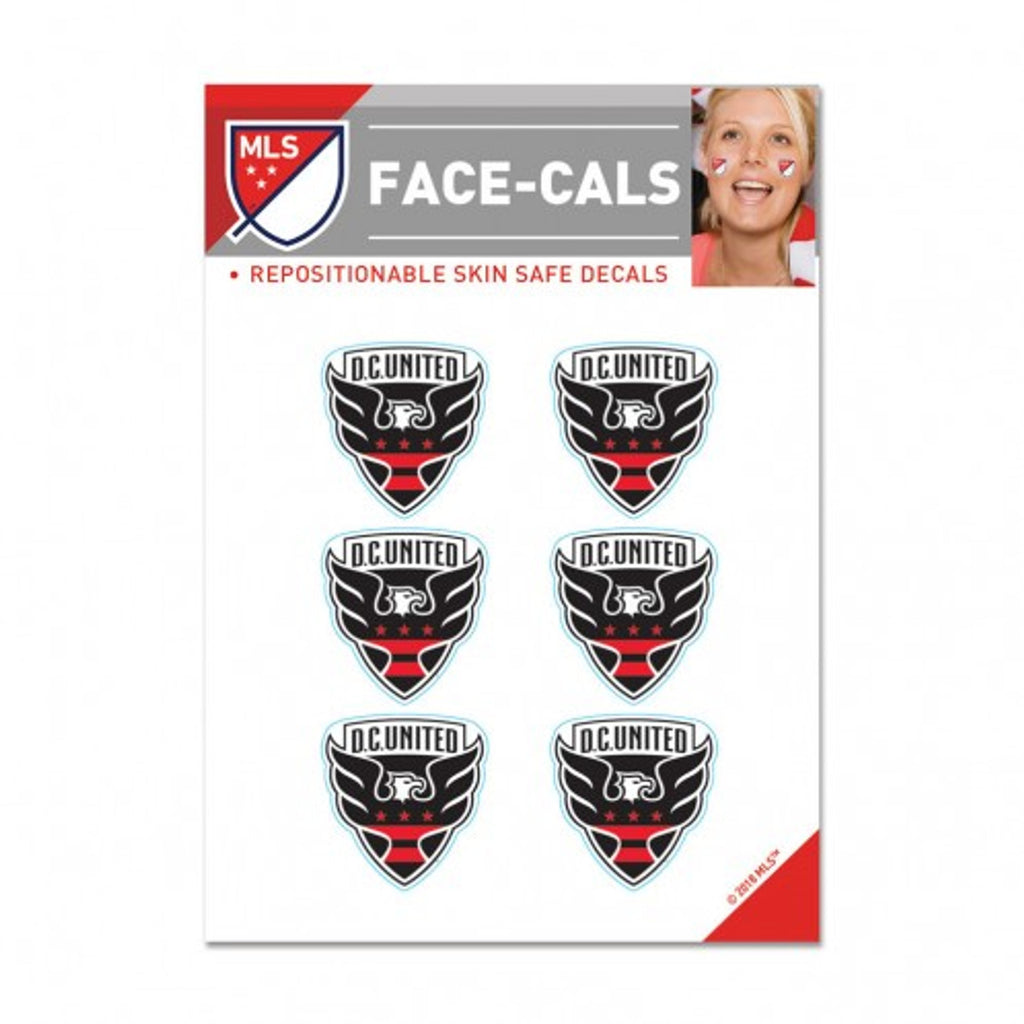 DC United Tattoo Face Cals - Special Order