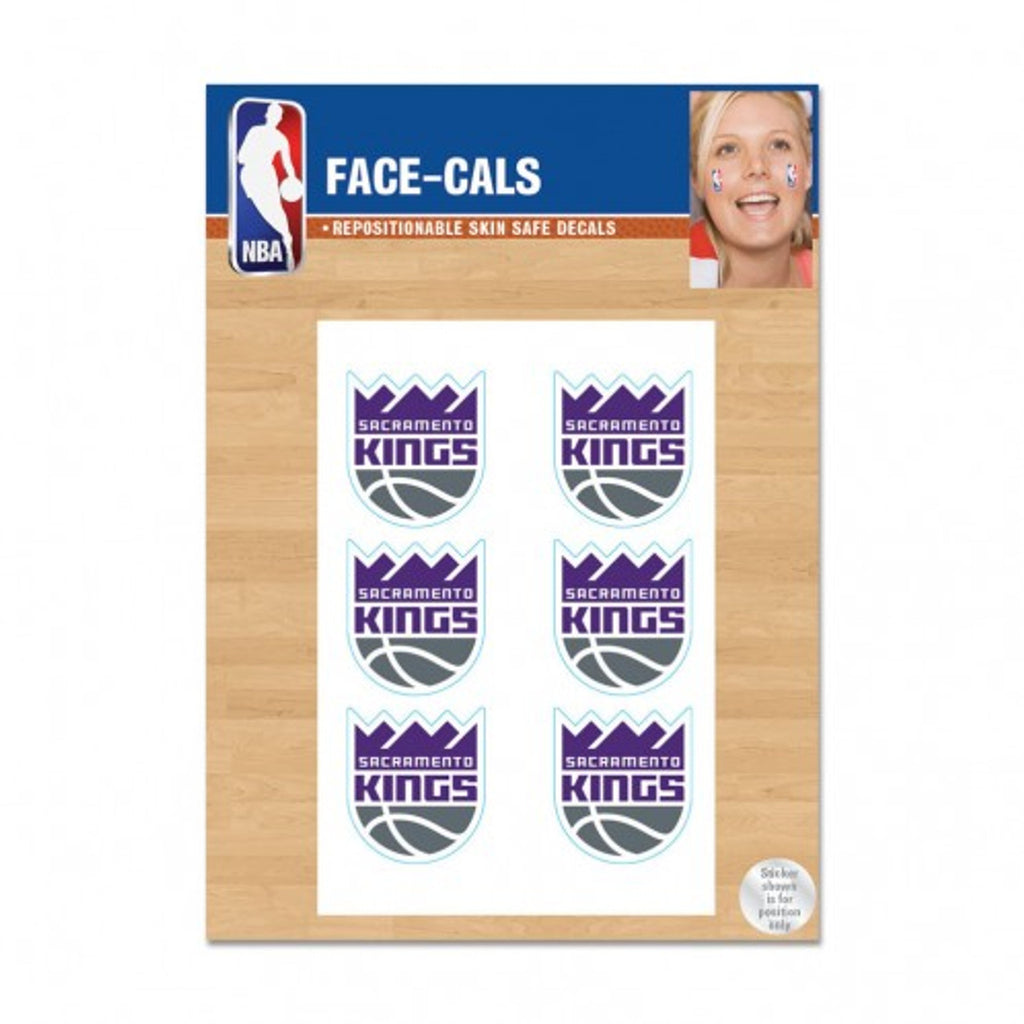 Sacramento Kings Tattoo Face Cals - Special Order