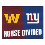 NFL House Divided - Commanders / Giants Rug 34 in. x 42.5 in.