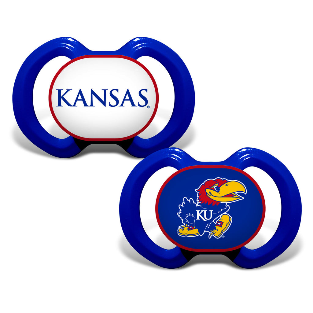 Kansas Jayhawks Pacifier 2 Pack - Special Order