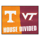 House Divided - Tennessee / Virginia Tech Rug 34 in. x 42.5 in.