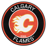 Calgary Flames Roundel Rug - 27in. Diameter