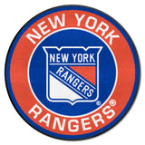 New York Rangers Roundel Rug - 27in. Diameter