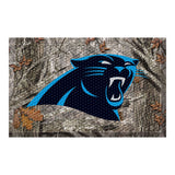 Carolina Panthers Rubber Scraper Door Mat Camo