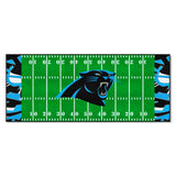 Carolina Panthers Football Field Runner Mat - 30in. x 72in. XFIT Design