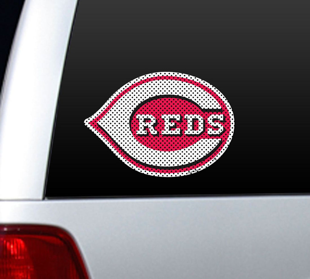 Cincinnati Reds Window Film 12 Inch Die Cut