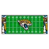 Jacksonville Jaguars Football Field Runner Mat - 30in. x 72in. XFIT Design