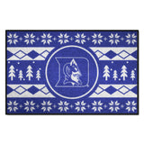 Duke Blue Devils Holiday Sweater Starter Mat Accent Rug - 19in. x 30in.