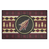 Florida State Seminoles Holiday Sweater Starter Mat Accent Rug - 19in. x 30in.
