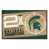 Michigan State Spartans Dynasty Starter Mat Accent Rug - 19in. x 30in.