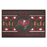 Tampa Bay Buccaneers Holiday Sweater Starter Mat Accent Rug - 19in. x 30in.