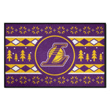 Los Angeles Lakers Holiday Sweater Starter Mat Accent Rug - 19in. x 30in.