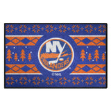 New York Islanders Holiday Sweater Starter Mat Accent Rug - 19in. x 30in.