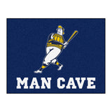 Milwaukee Brewers Man Cave All-Star Rug - 34 in. x 42.5 in.