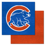 Chicago Cubs "C Bear" Alternate Logo Team Carpet Tiles - 45 Sq Ft.