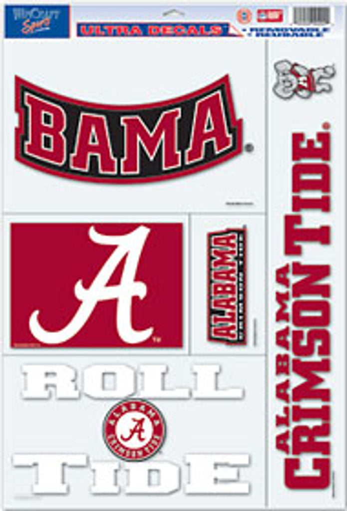 Alabama Crimson Tide Decal 11x17 Ultra