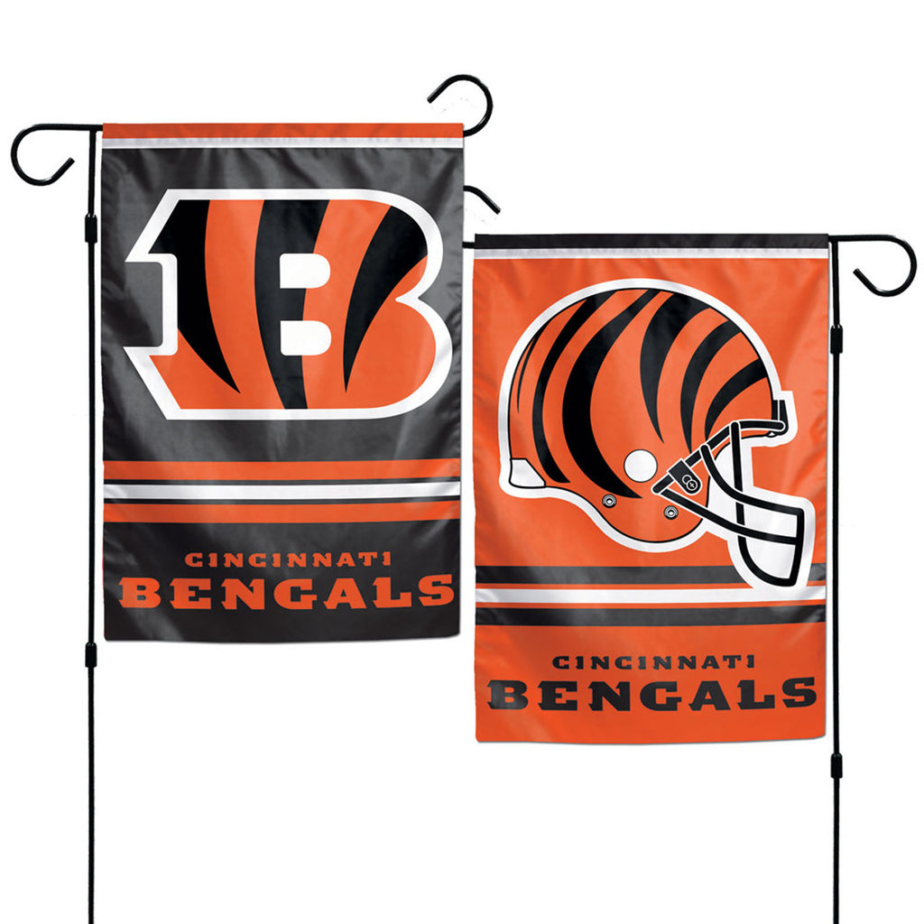 Cincinnati Bengals Flag 12x18 Garden Style 2 Sided
