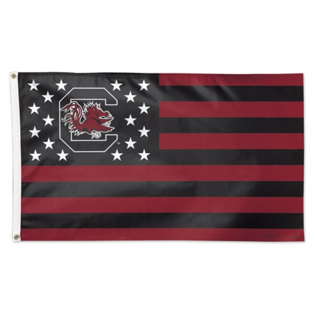 South Carolina Gamecocks Flag 3x5 Deluxe Style Stars and Stripes Design - Special Order
