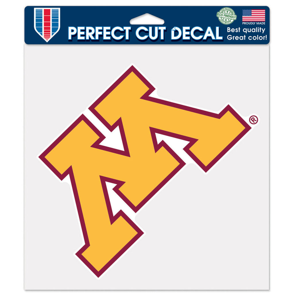 Minnesota Golden Gophers Decal 8x8 Perfect Cut Color - Special Order