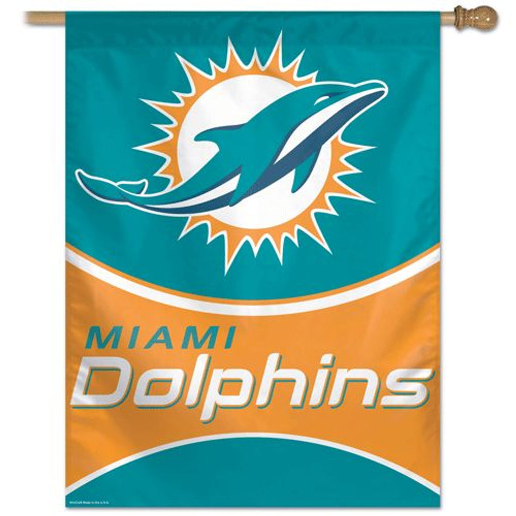 Miami Dolphins Banner 28x40 Vertical