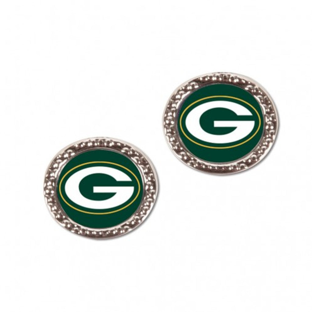 Green Bay Packers Earrings Post Style - Special Order
