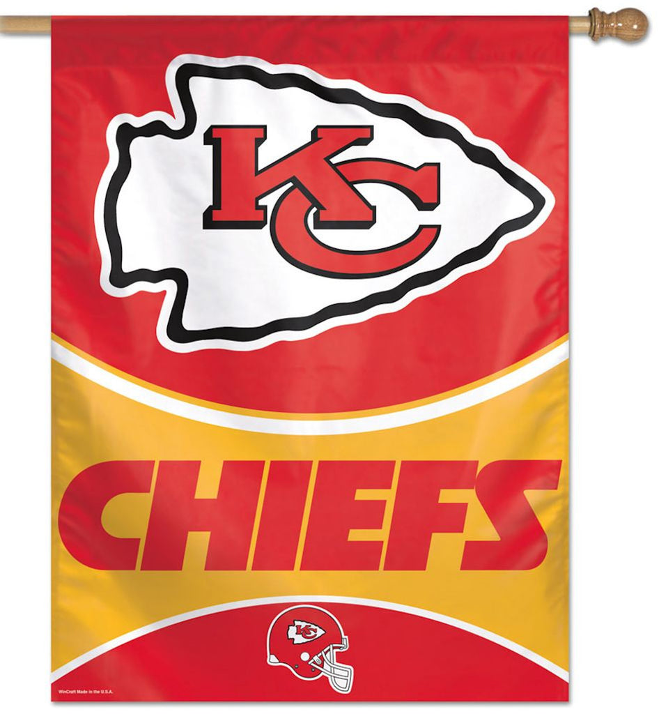 Kansas City Chiefs Banner 28x40 Vertical