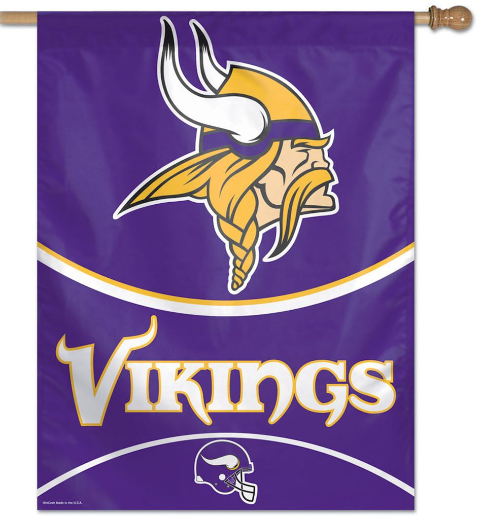 Minnesota Vikings Banner 28x40 Vertical