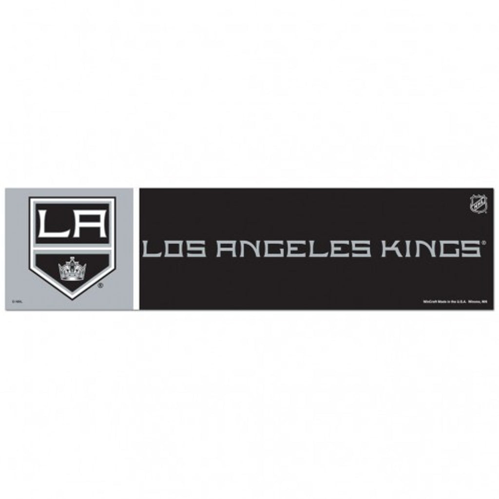 Los Angeles Kings Decal 3x12 Bumper Strip Style - Special Order