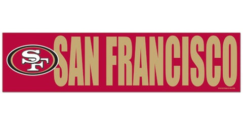 San Francisco 49ers Decal Bumper Sticker