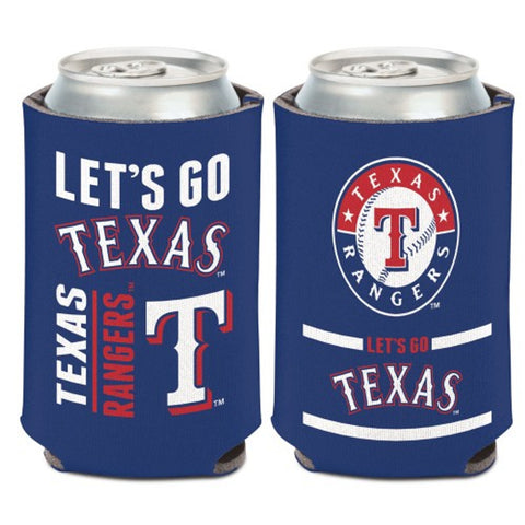 Texas Rangers Can Cooler Slogan Design Special Order