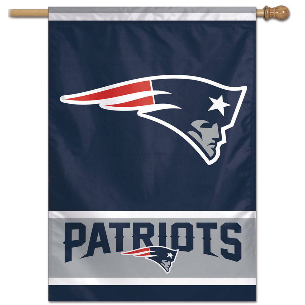 New England Patriots Banner 28x40 Vertical