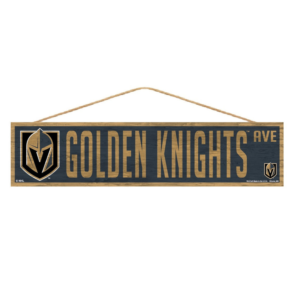 Vegas Golden Knights Sign 4x17 Wood Avenue Design - Special Order