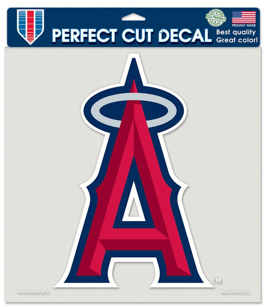 Los Angeles Angels Decal 8x8 Perfect Cut Color