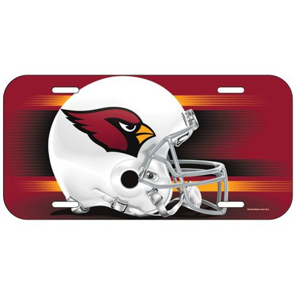 Arizona Cardinals License Plate Plastic
