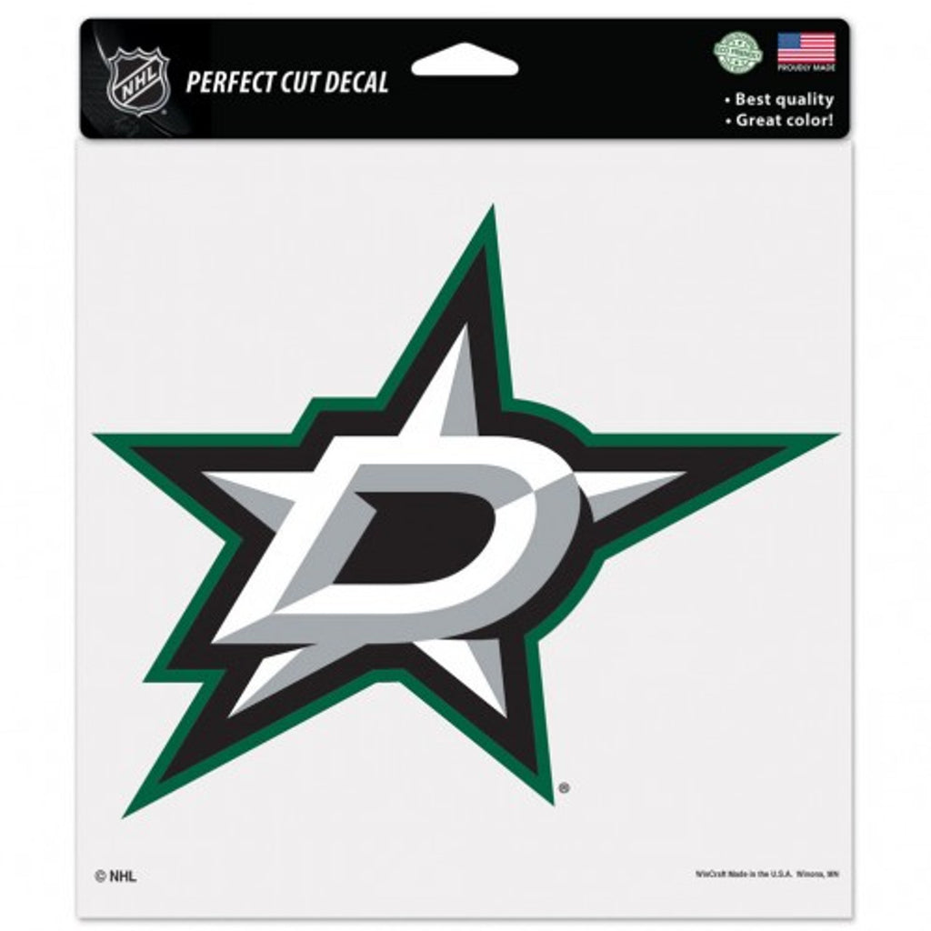 Dallas Stars Decal 8x8 Perfect Cut Color - Special Order