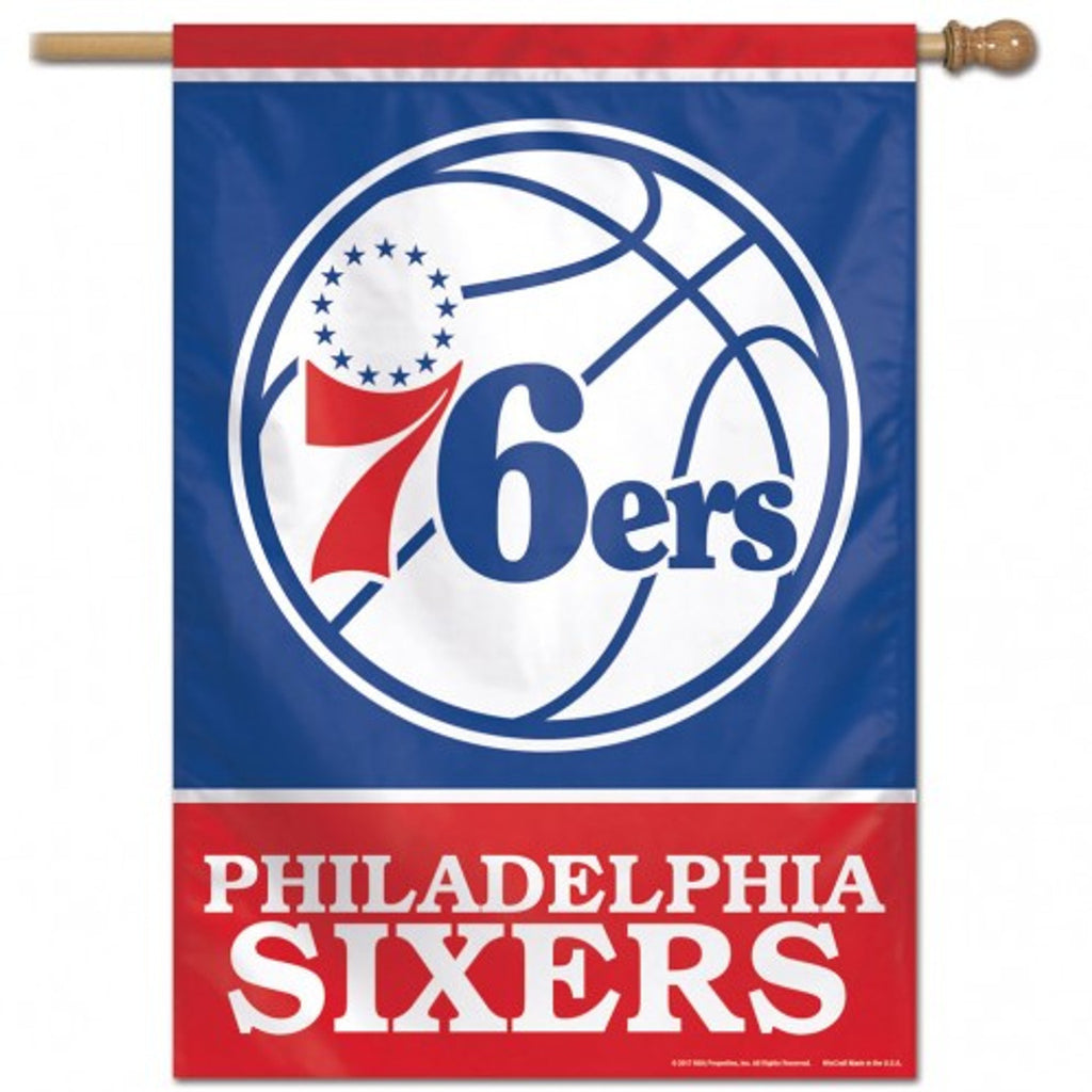 Philadelphia 76ers Banner 28x40 Vertical - Special Order
