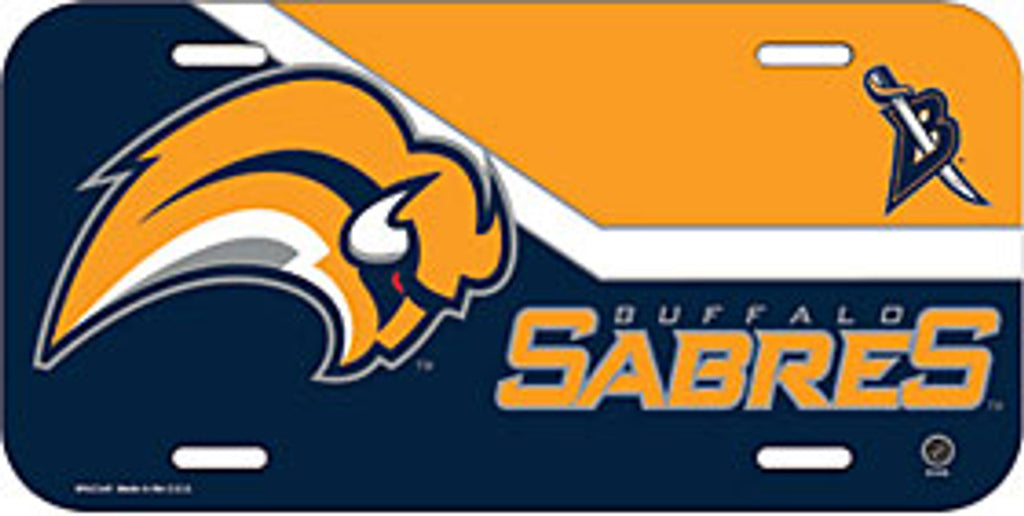 Buffalo Sabres License Plate Plastic