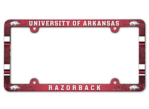 Arkansas Razorbacks License Plate Frame - Full Color