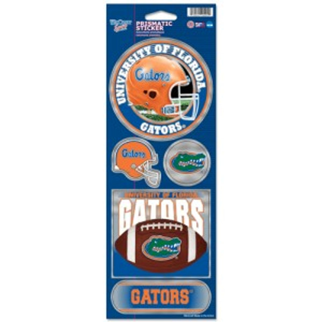 Florida Gators Decal 4x11 Die Cut Prismatic Style
