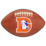 Denver Broncos  Football Rug - 20.5in. x 32.5in., NFL Vintage