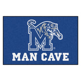 Memphis Tigers Man Cave Starter Mat Accent Rug - 19in. x 30in.