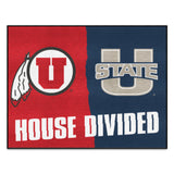 House Divided - Utah / Utah St Rug 34 in. x 42.5 in.