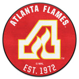 NHL Retro Atlanta Flames Roundel Rug - 27in. Diameter