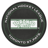 NHL Retro Toronto St. Pats Hockey Puck Rug - 27in. Diameter
