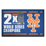 New York Mets Dynasty Starter Mat Accent Rug - 19in. x 30in.
