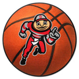Ohio State Buckeyes Basketball Rug - 27in. Diameter