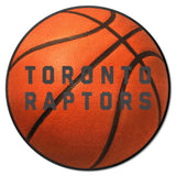 Toronto Raptors Basketball Rug - 27in. Diameter